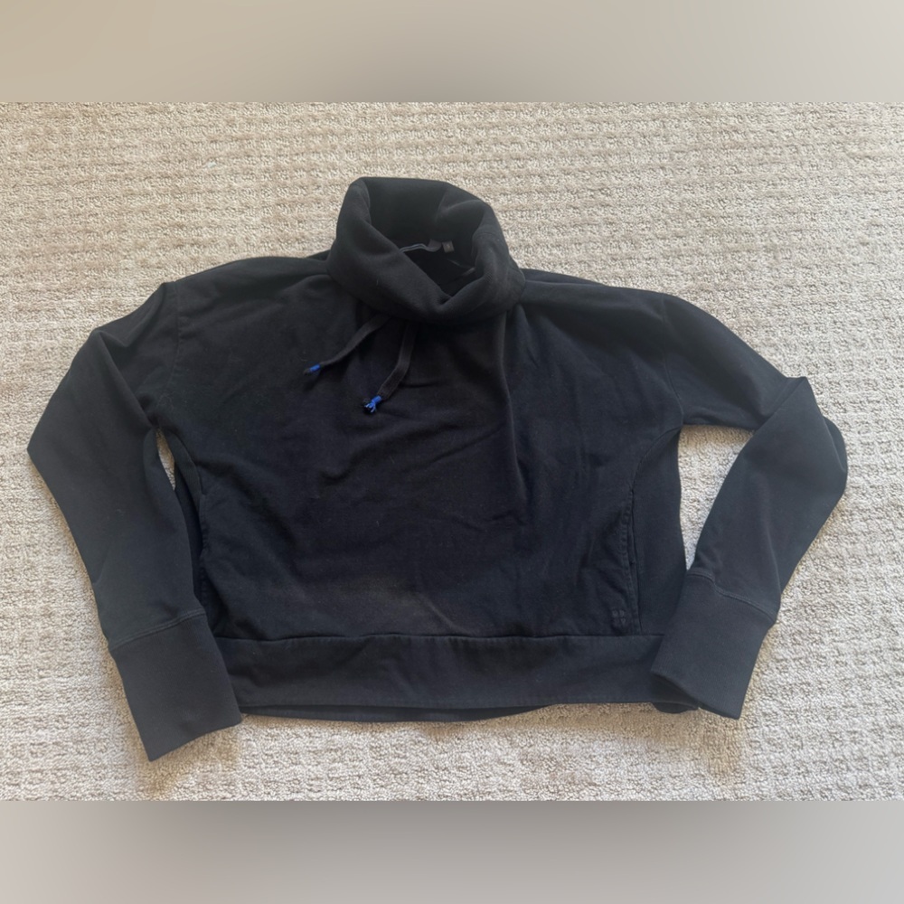 Sweaty Betty Black Pullover Hoodie Sweatshirt Size Small